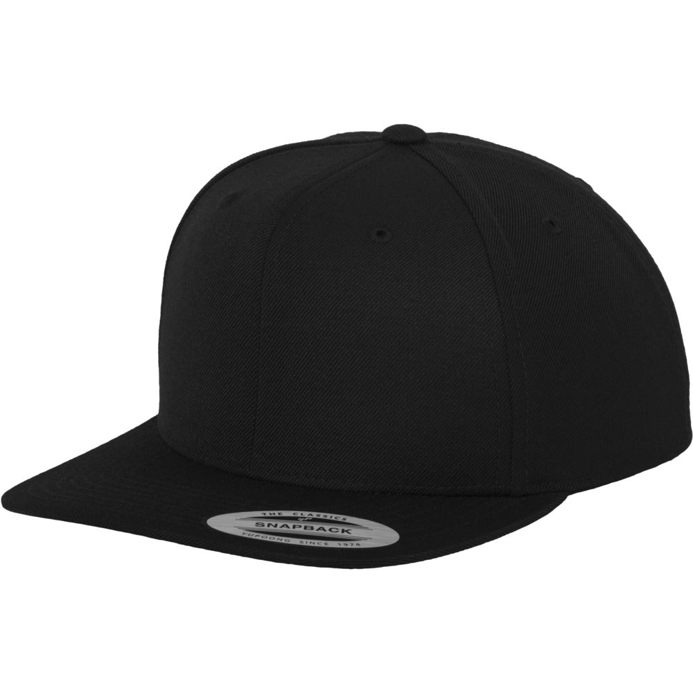 Yupoong - Kids 6-12 Snapback - Black - capstore.dk